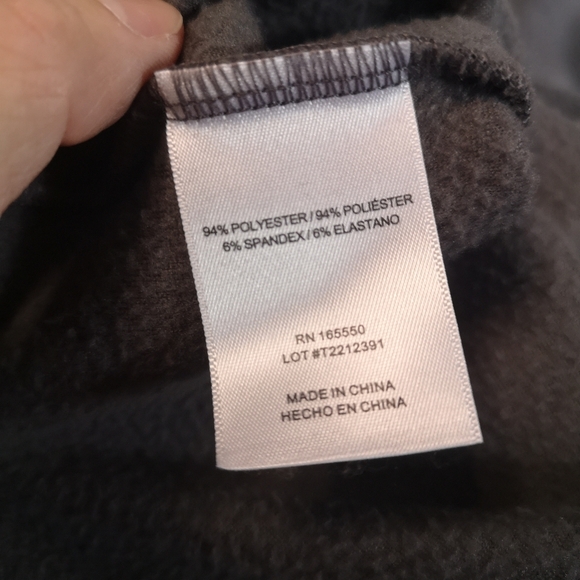 32 Degrees Heat Gray Soft Fleece Long Sleeve Pull on Crew Neck Stretch Size: M - Picture 5 of 11